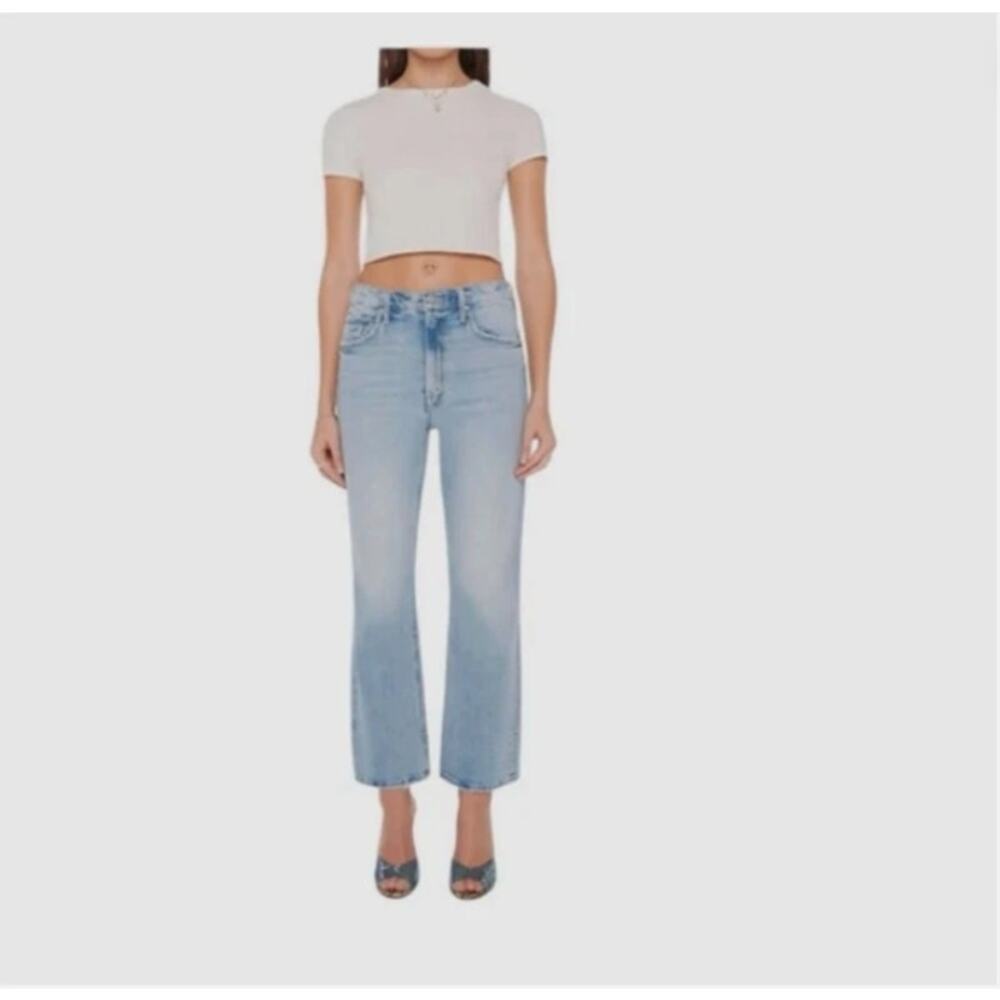 NEW Mother Superior The Scooter Ankle Bootcut Jeans in Don't be a Square Sz 28